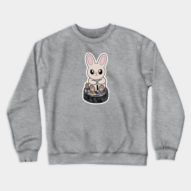 Puck Bunny (LGBT+) Crewneck Sweatshirt by jberoldart